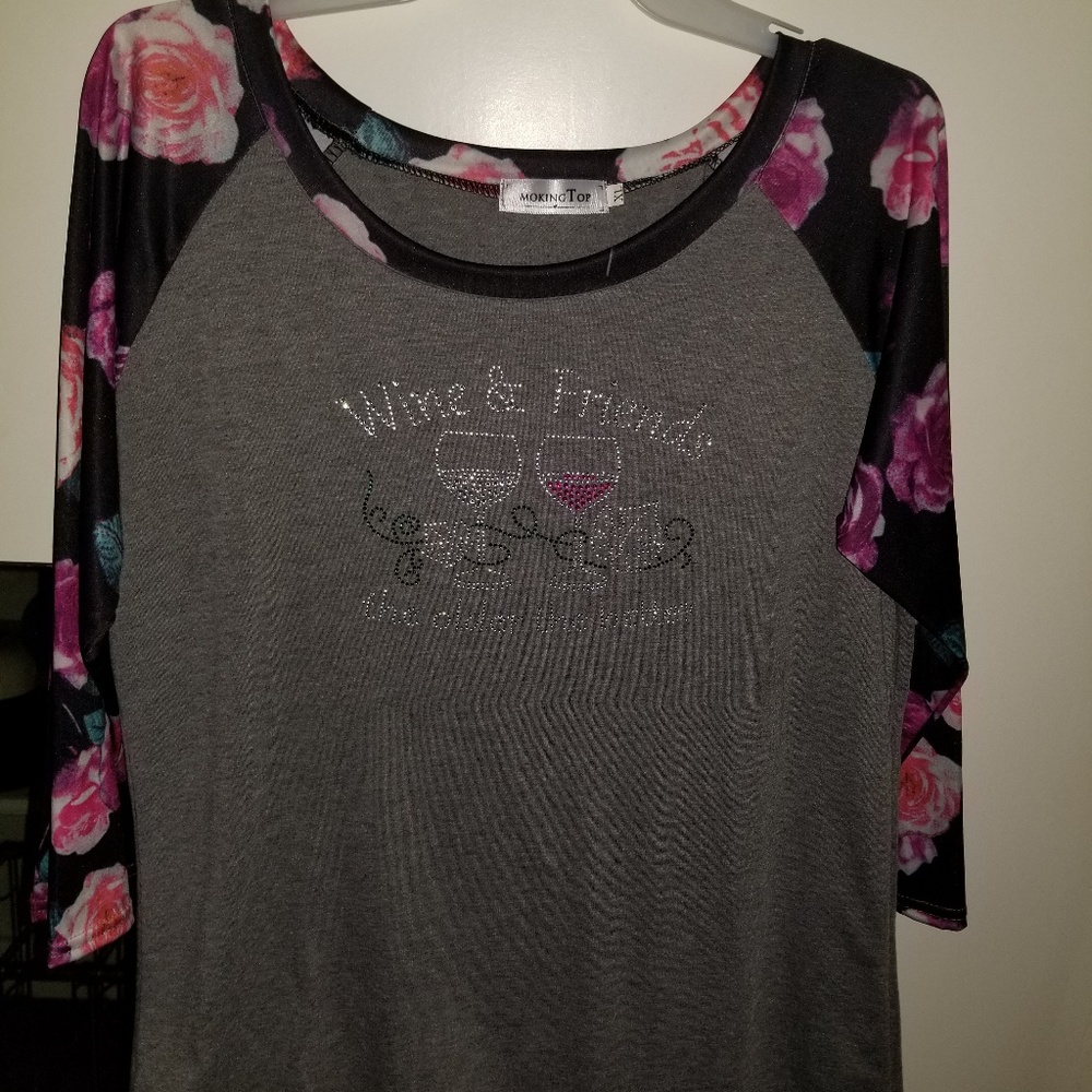Custom rhinestones shirt